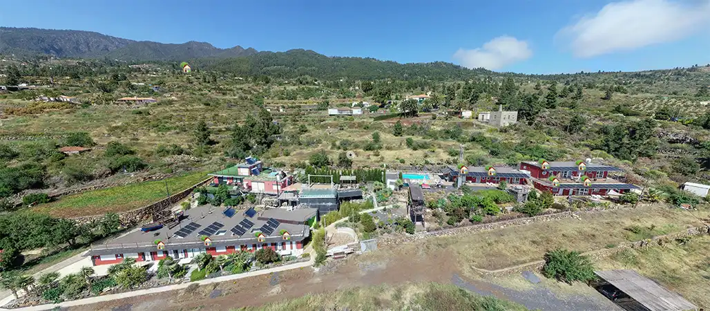 Hotel Rural Los Piratas Roque 6 en Tijarafe – Vista 360°