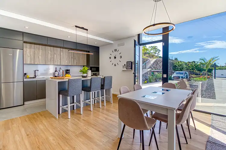 Moderne keuken van Villa Laina op La Palma volledig uitgerust