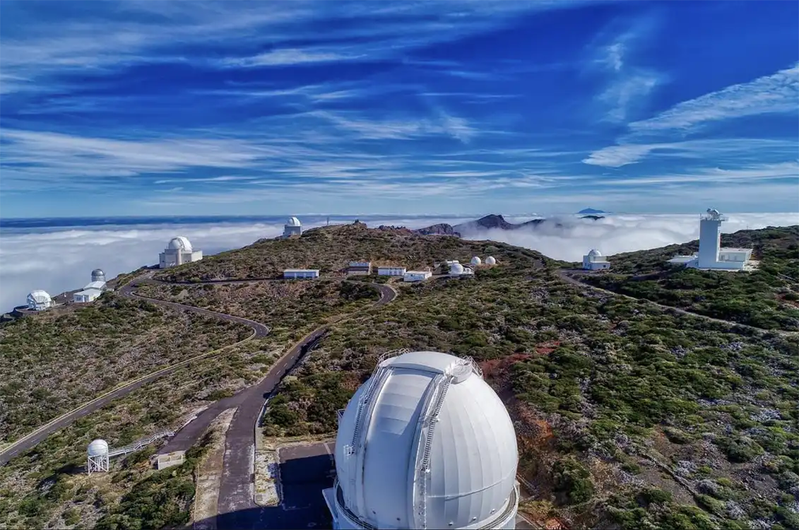 Roque de los Muchachos ciel étoilé La Palma observatoire