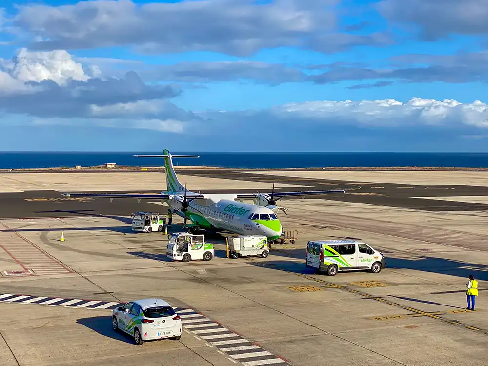 Vuelo directo de Binter entre Fuerteventura y La Palma en verano