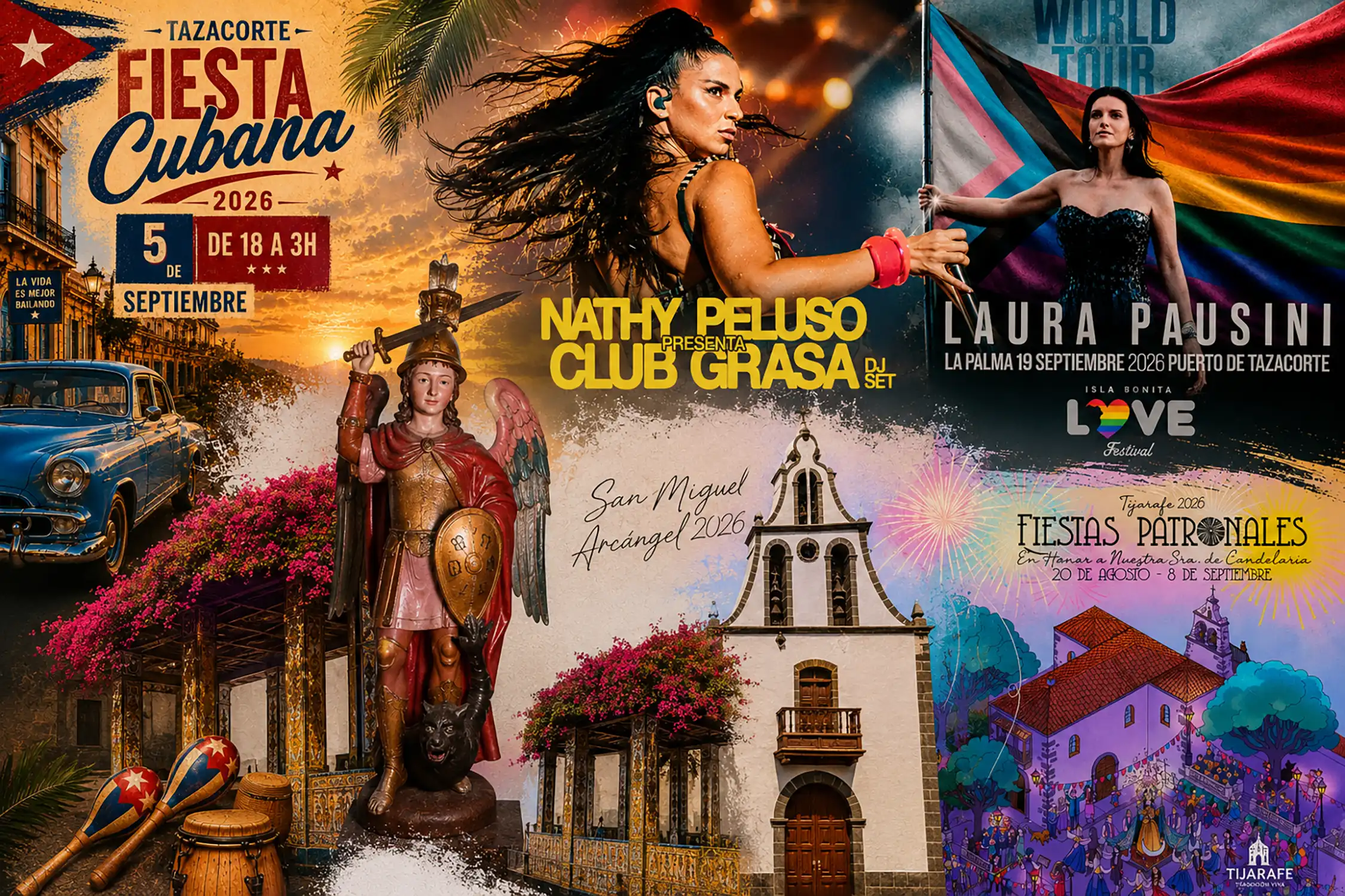 Eventos en La Palma en septiembre de 2026: fiestas, conciertos y citas culturales destacadas