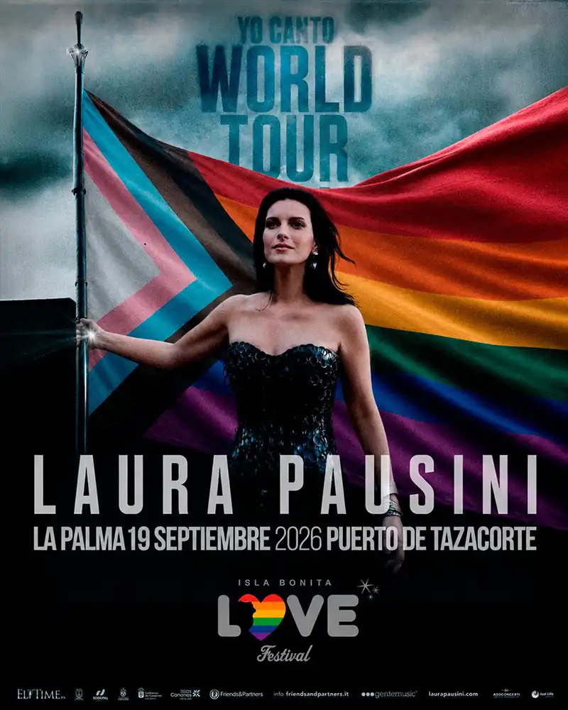 Laura Pausini y Nathy Peluso en el Love Festival 2026 Programa oficial de Laura Pausini y Nathy Peluso en el Isla Bonita Love Festival 2026