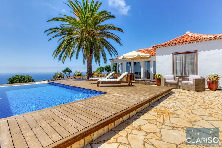 Finca Palomar – Vakantiehuis met infinitypool, olijfgaarde en zeezicht in Puntagorda op La Palma