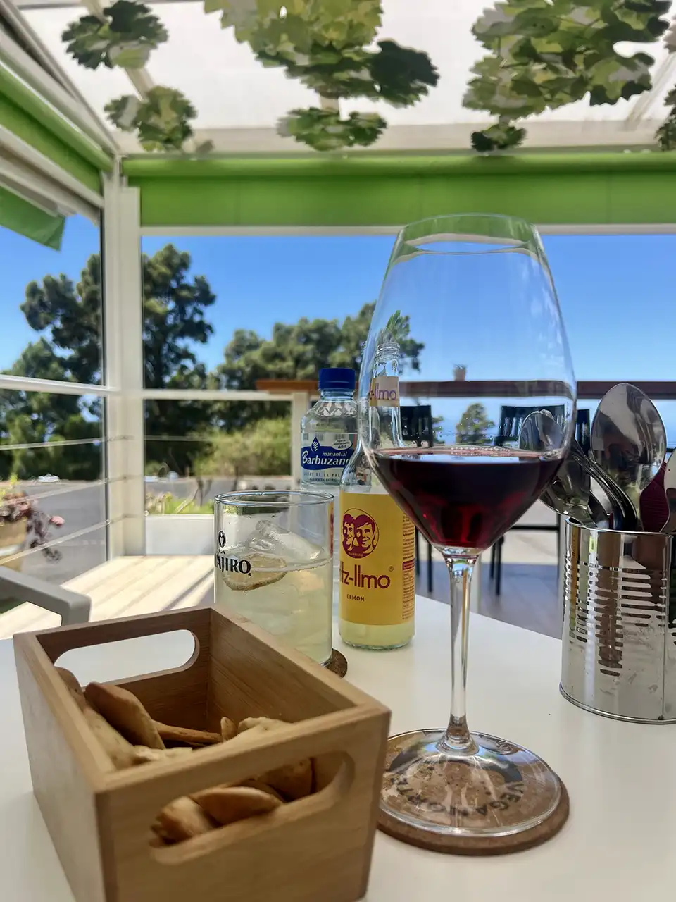 Restaurante La Vinoteca de Vega Norte en Tijarafe, La Palma