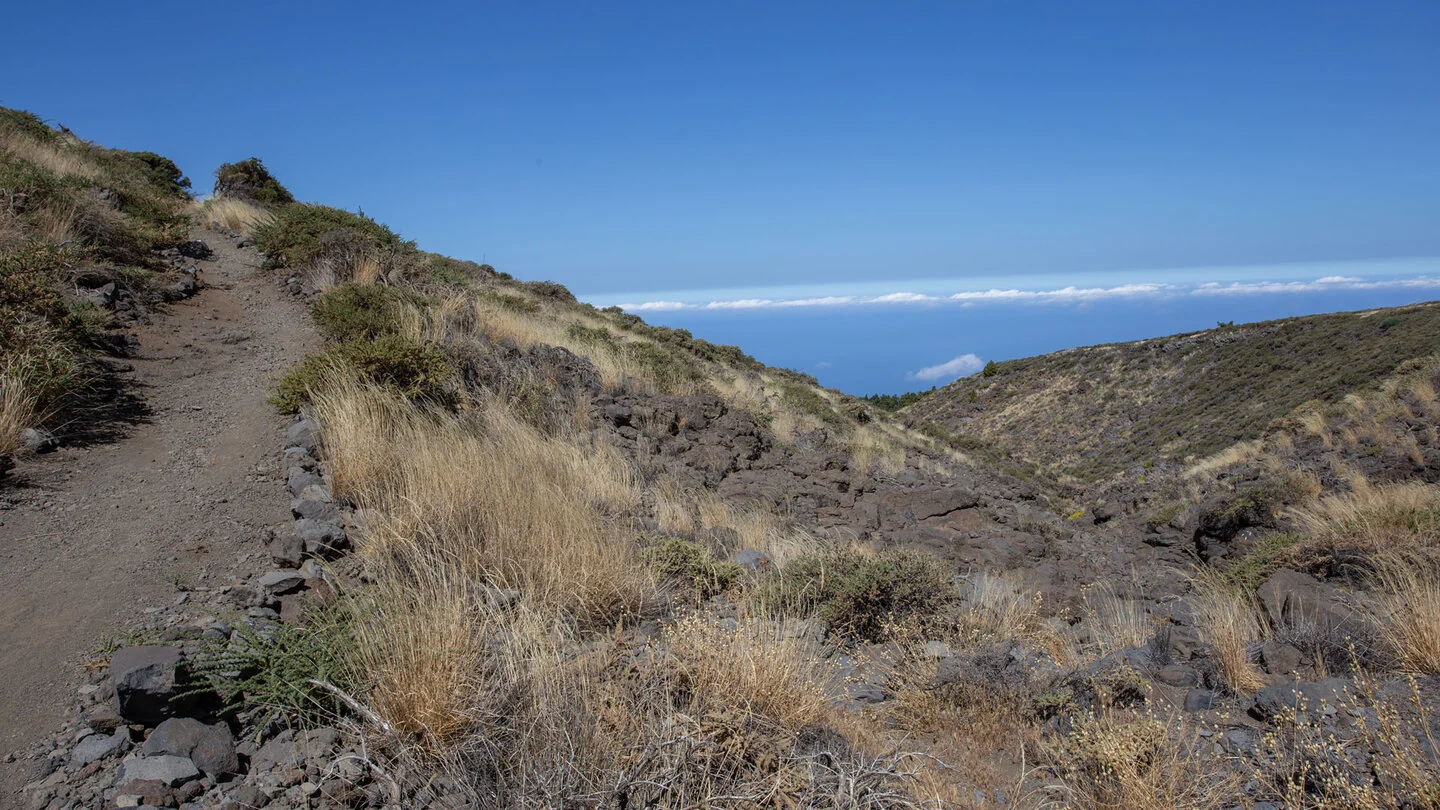 PR LP 12 : Du Roque de los Muchachos à Tijarafe, Tijarafe, La Palma
